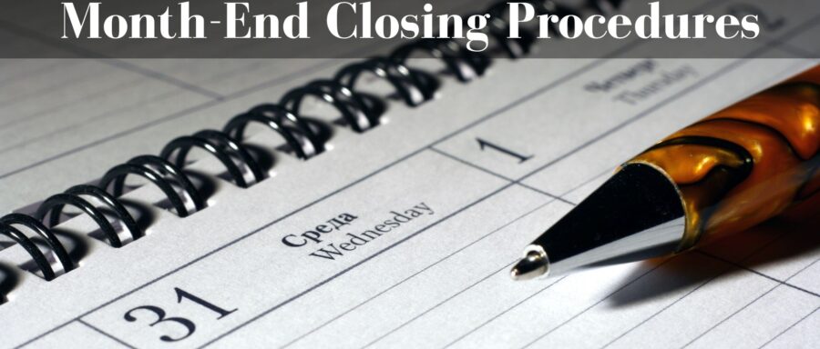 Month-End Closing procedure